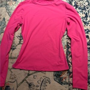 Women's Pink Long Sleeve Top